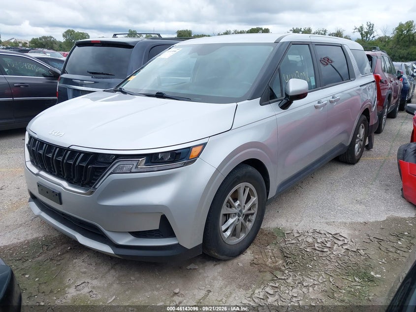 Vin: kndnb4h39p6272916, lot: 46642853, kia carnival lx 20232