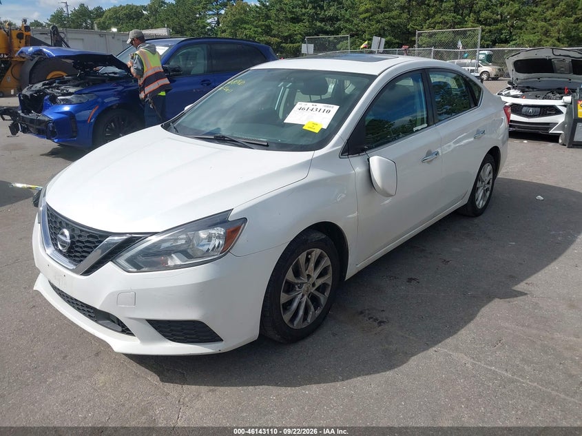 Vin: 3n1ab7ap2ky392803, lot: 46642867, nissan sentra s/sl/sr/sv 20192