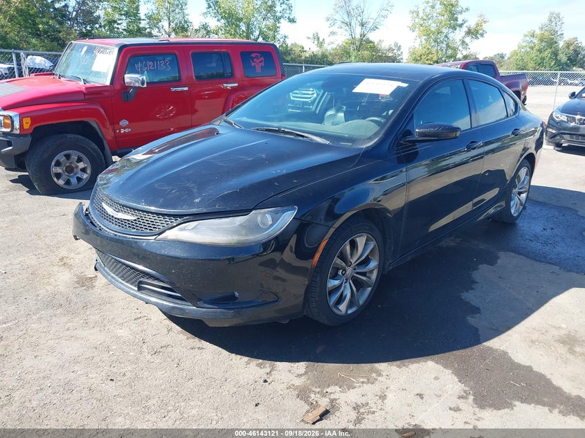 Vin: 1c3cccbb8fn717637, lot: 46642878, chrysler 200 s 20152