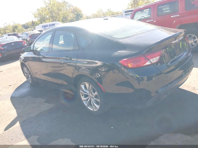 Vin: 1c3cccbb8fn717637, lot: 46642878, chrysler 200 s 20153