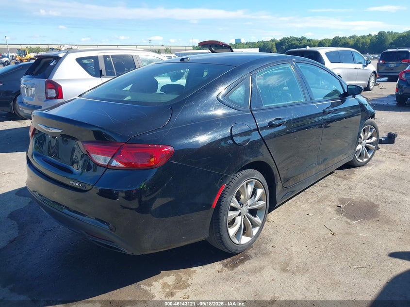 Vin: 1c3cccbb8fn717637, lot: 46642878, chrysler 200 s 20154