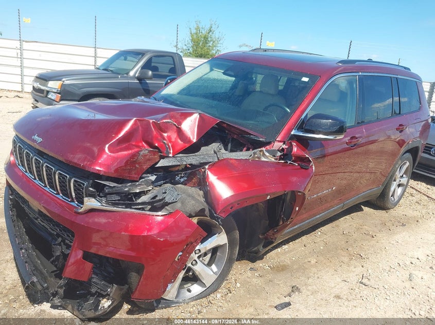 Vin: 1c4rjjbgxm8203635, lot: 46642901, jeep grand cherokee l limited 20212