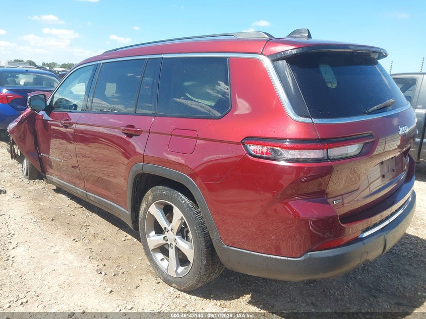 Vin: 1c4rjjbgxm8203635, lot: 46642901, jeep grand cherokee l limited 20213