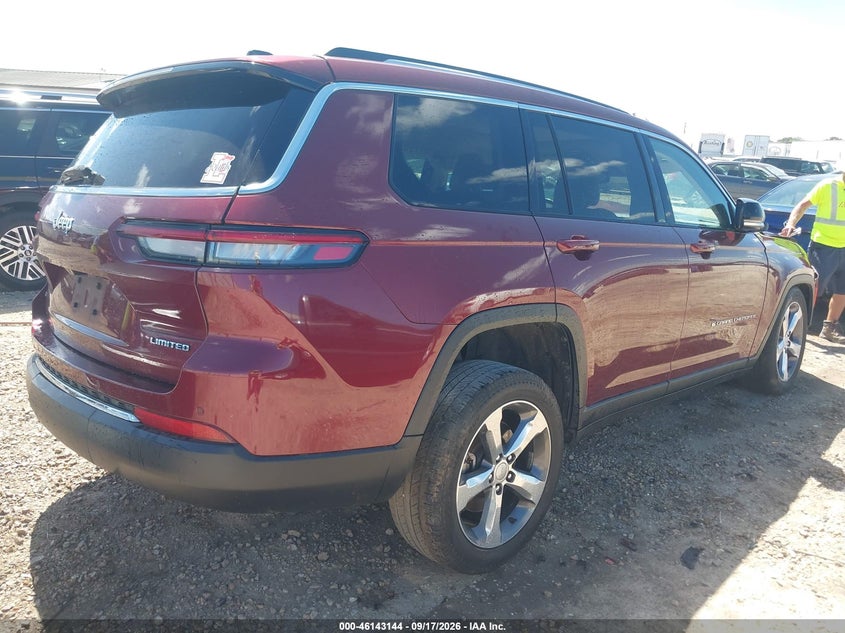 Vin: 1c4rjjbgxm8203635, lot: 46642901, jeep grand cherokee l limited 20214
