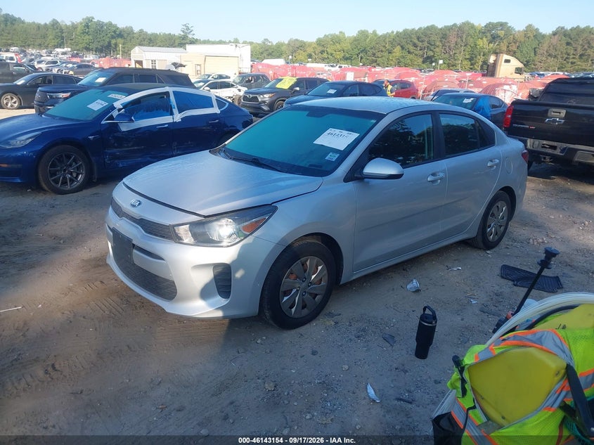 Vin: 3kpa24ab7je085398, lot: 46642911, kia rio s 20182