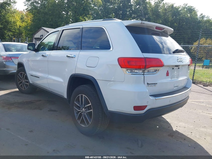 Vin: 1c4rjfbg4jc159122, lot: 46642912, jeep grand cherokee limited 4x4 20183