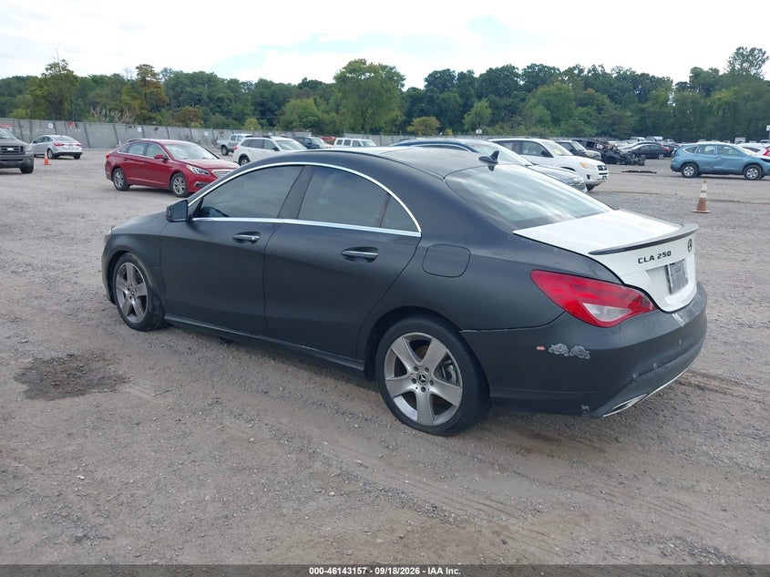 Vin: wddsj4gb1jn657467, lot: 46642914, mercedes-benz cla 250 4matic 20183