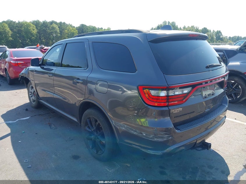 Vin: 1c4rdhdg9hc713474, lot: 46642934, dodge durango gt rwd 20173