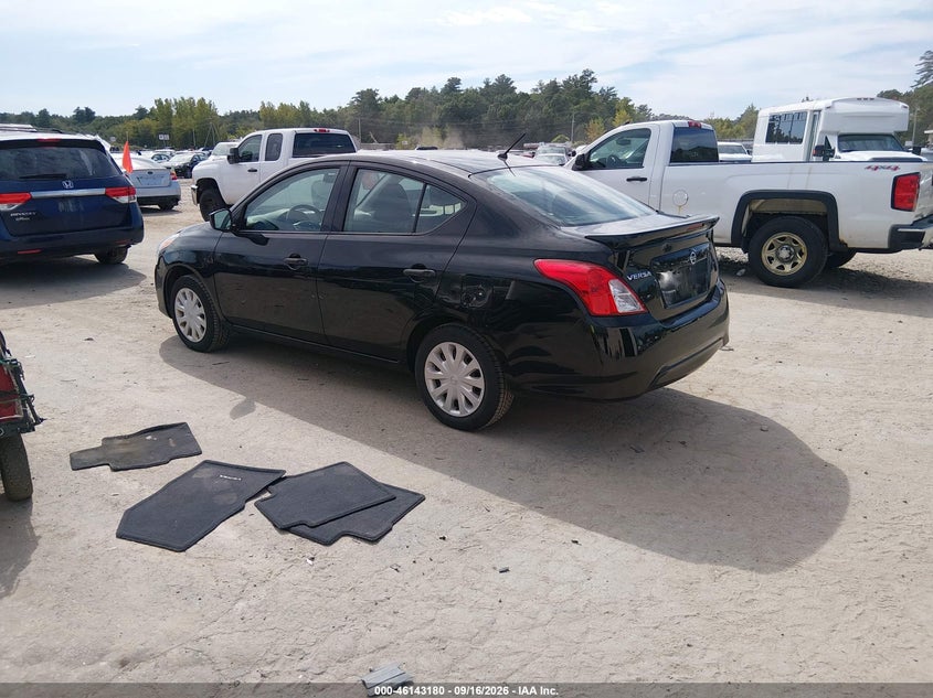 Vin: 3n1cn7ap8kl834741, lot: 46642937, nissan versa 1.6 s+ 20193