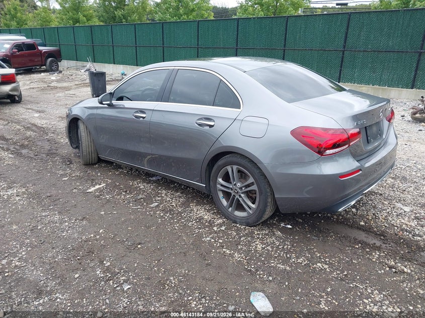 Vin: w1k3g4fb9lj209962, lot: 46642941, mercedes-benz a 220 4matic 20203