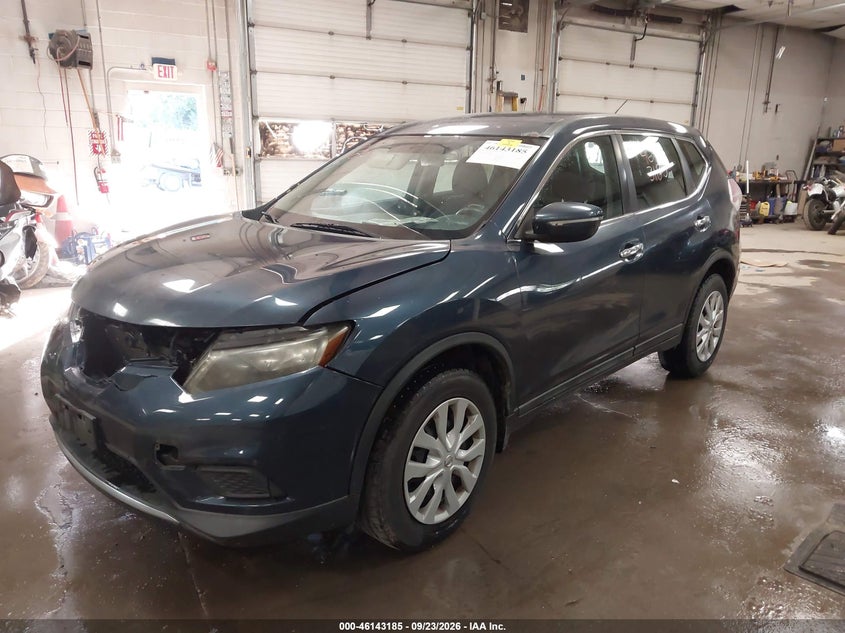Vin: 5n1at2mv4fc760626, lot: 46642942, nissan rogue s 20152