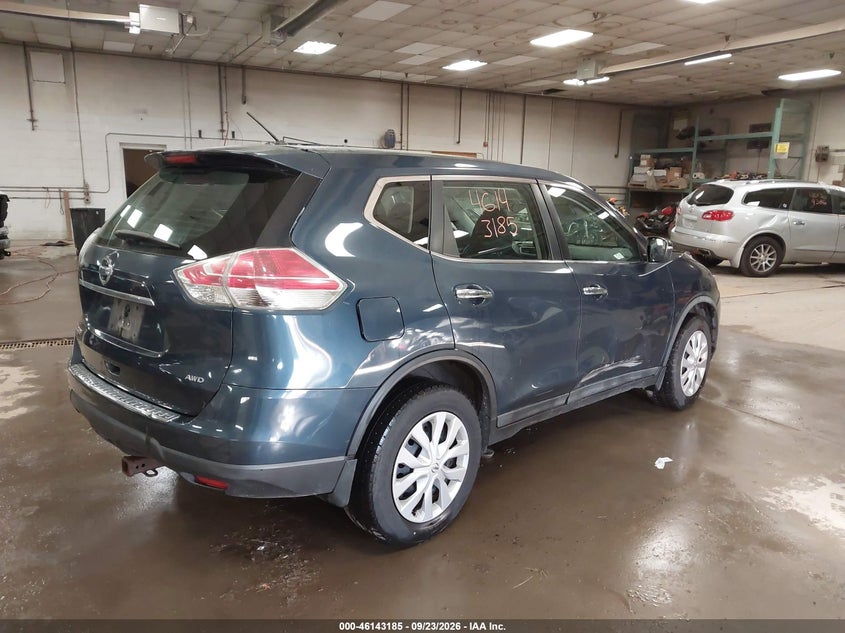Vin: 5n1at2mv4fc760626, lot: 46642942, nissan rogue s 20154