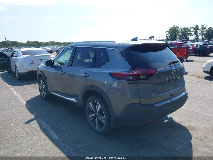Vin: 5n1at3cb0mc701826, lot: 46642957, nissan rogue sl intelligent awd 20213