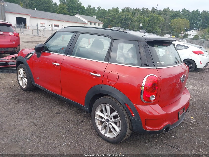 Vin: wmwzc5c56dwm15746, lot: 46642965, mini countryman cooper s 20133