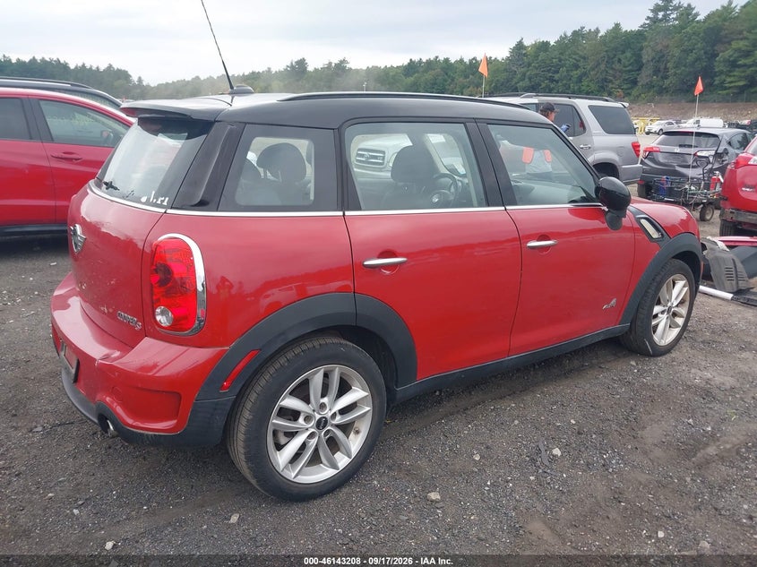 Vin: wmwzc5c56dwm15746, lot: 46642965, mini countryman cooper s 20134