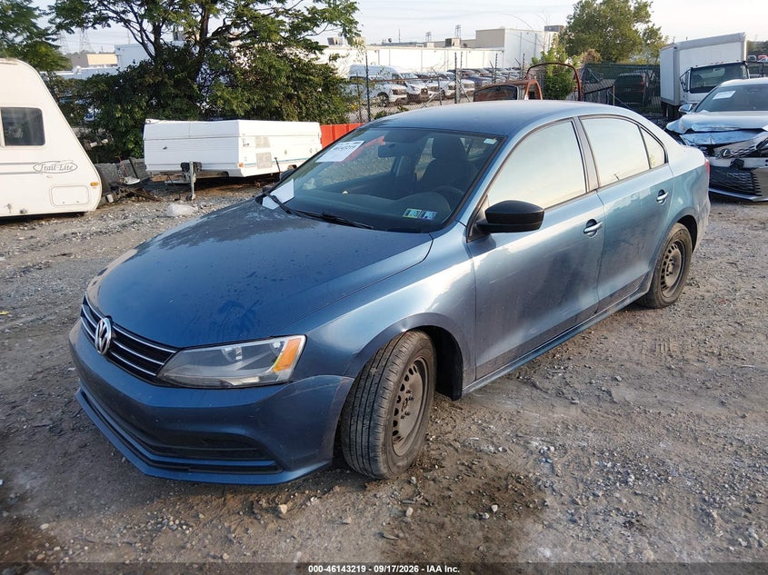 Vin: 3vw2k7aj1fm342322, lot: 46642977, volkswagen jetta 2.0l s 20152