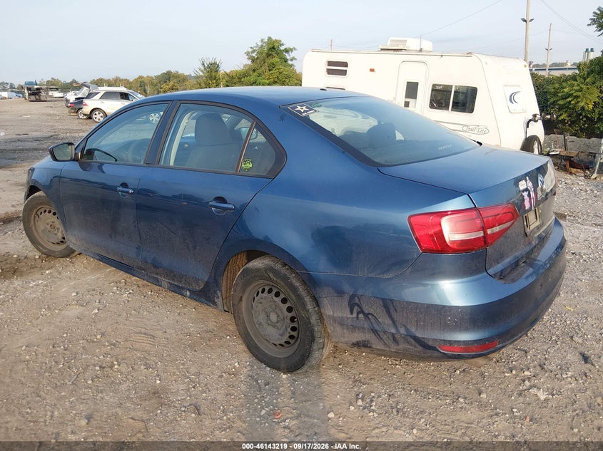 Vin: 3vw2k7aj1fm342322, lot: 46642977, volkswagen jetta 2.0l s 20153