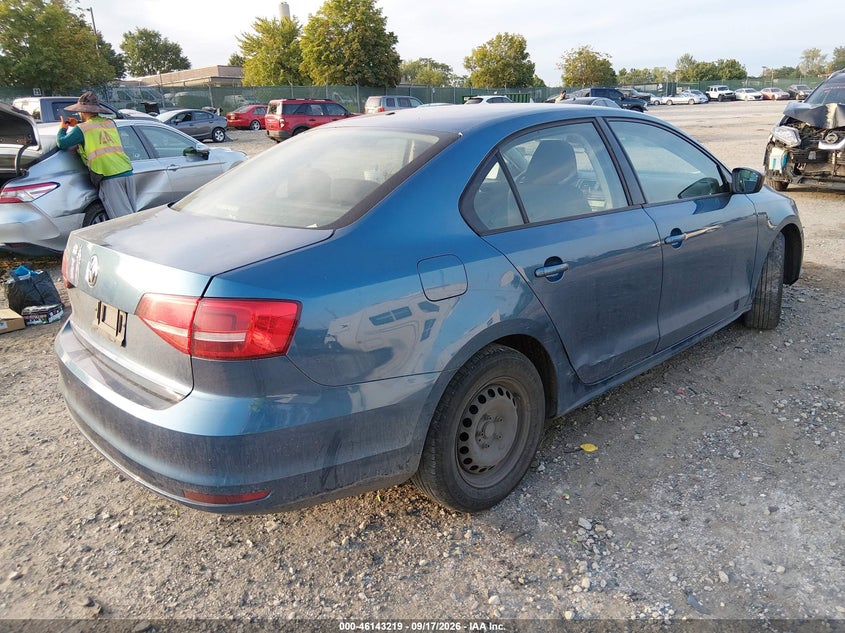Vin: 3vw2k7aj1fm342322, lot: 46642977, volkswagen jetta 2.0l s 20154