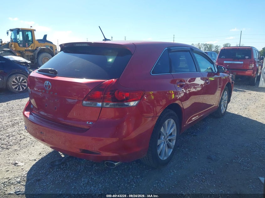 Vin: 4t3za3bb3du073840, lot: 46642985, toyota venza le 20134
