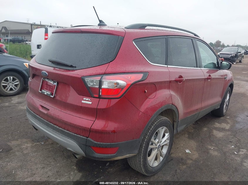 Vin: 1fmcu0hd0jua96209, lot: 46642989, ford escape sel 20184