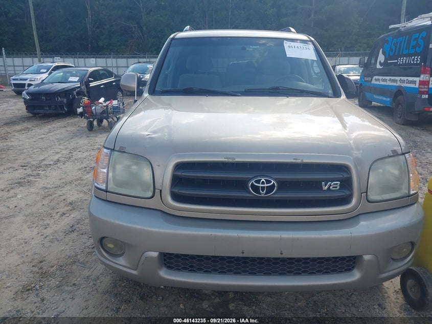 TOYOTA SEQUOIA 2004 VIN 5TDZT34A14S213240