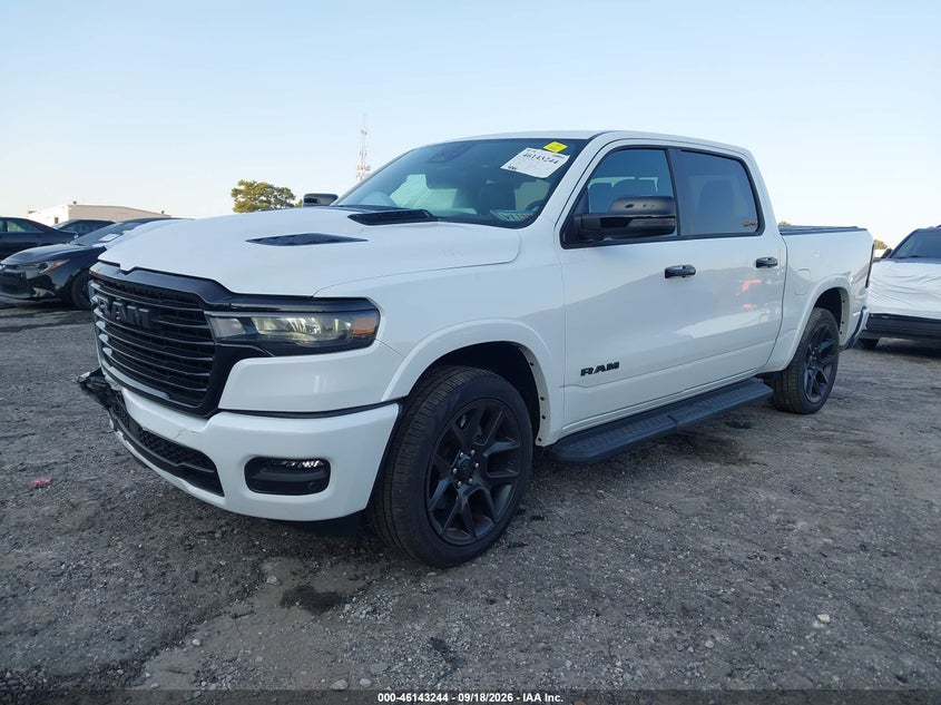 Vin: 3c6rrejpxt4153435, lot: 46643001, ram 1500 laramie 20262