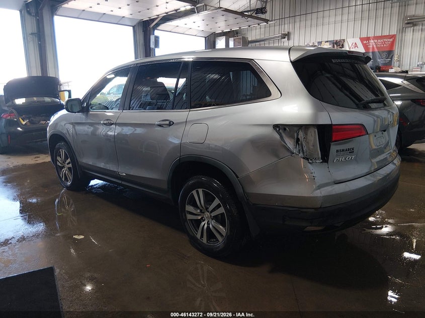Vin: 5fnyf6h56gb069081, lot: 46643029, honda pilot ex-l 20163