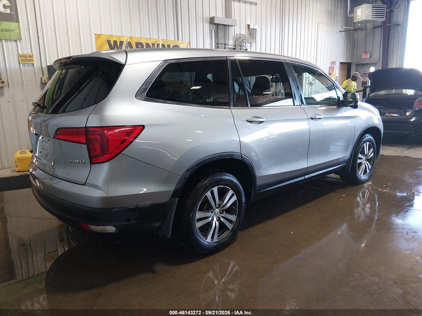 Vin: 5fnyf6h56gb069081, lot: 46643029, honda pilot ex-l 20164