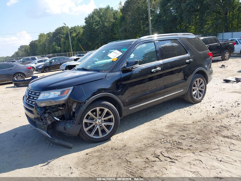 Vin: 1fm5k7f80gga36077, lot: 46643031, ford explorer limited 20162