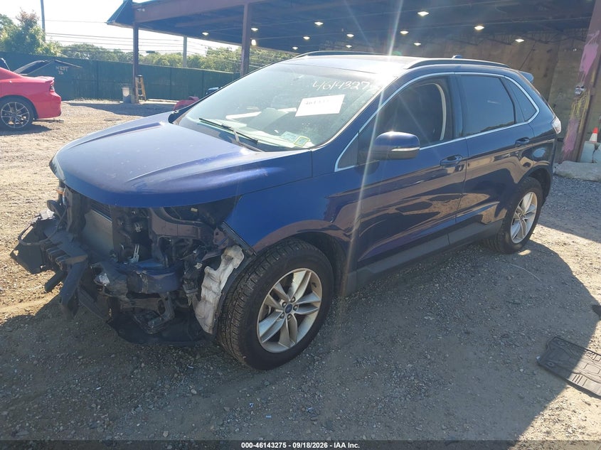 Vin: 2fmpk4j89gbc55691, lot: 46643032, ford edge sel 20162