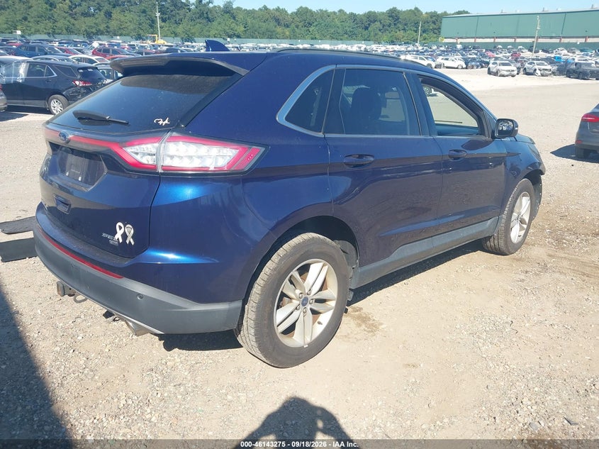Vin: 2fmpk4j89gbc55691, lot: 46643032, ford edge sel 20164