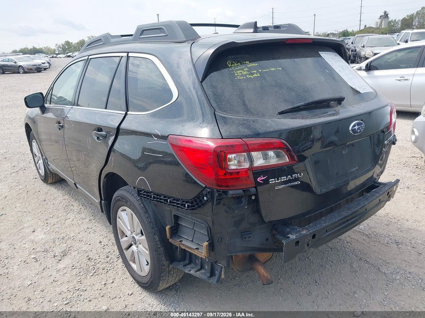 Vin: 4s4bsacc7j3228684, lot: 46643054, subaru outback 2.5i premium 20183