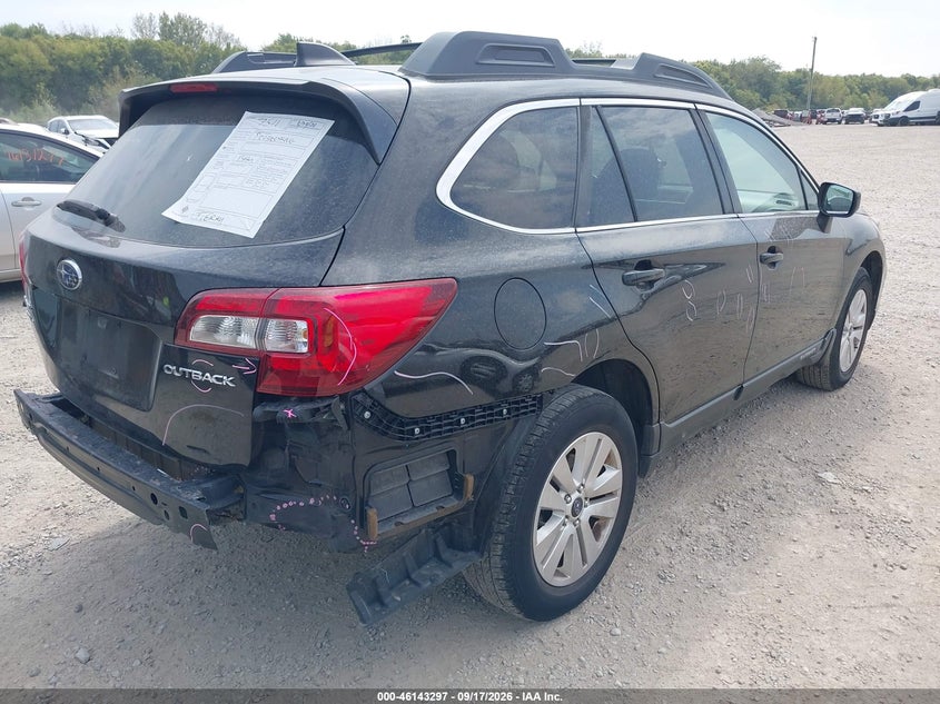 Vin: 4s4bsacc7j3228684, lot: 46643054, subaru outback 2.5i premium 20184