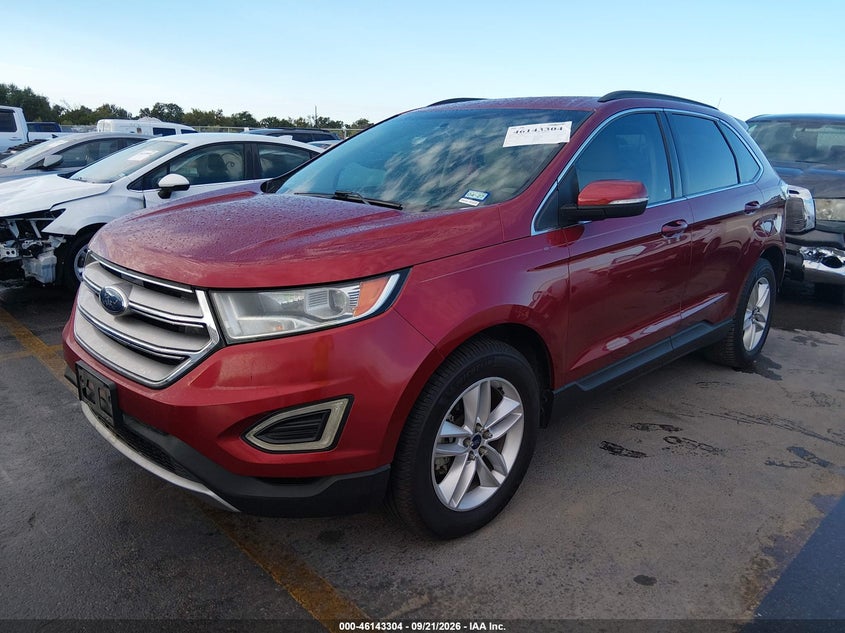 Vin: 2fmpk3j91gbb94033, lot: 46643061, ford edge sel 20162