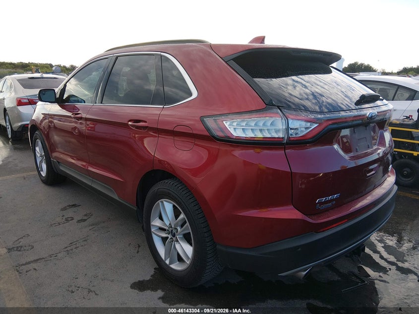 Vin: 2fmpk3j91gbb94033, lot: 46643061, ford edge sel 20163