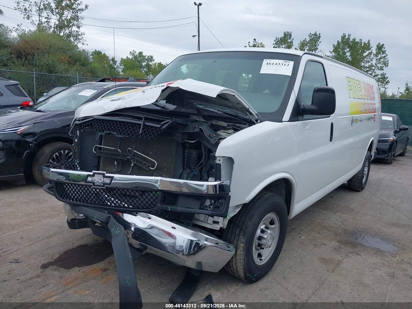 Vin: 1gczghfg6g1124851, lot: 46643069, chevrolet express 3500 work van 20162