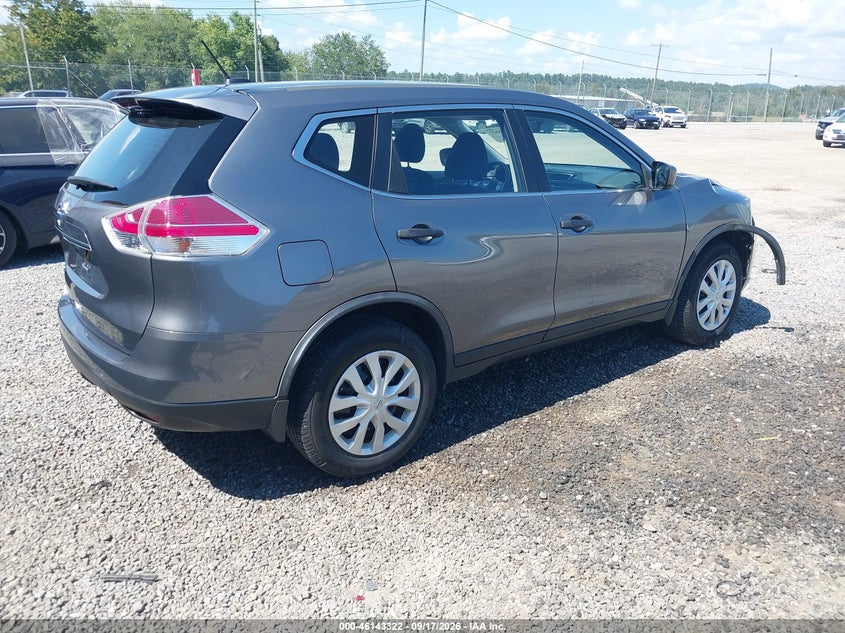Vin: jn8at2mt7gw017160, lot: 46643079, nissan rogue s 20164