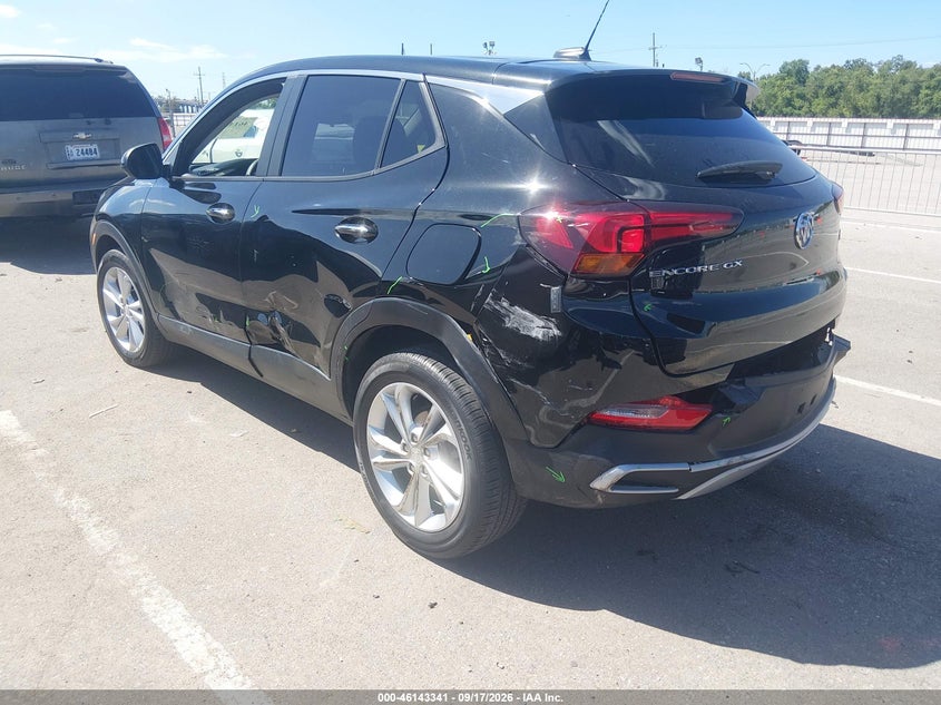 Vin: kl4mmbs24pb153554, lot: 46643098, buick encore gx preferred fwd 20233