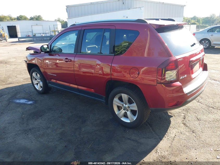 Vin: 1c4njdeb2ed852175, lot: 46643099, jeep compass latitude 20143