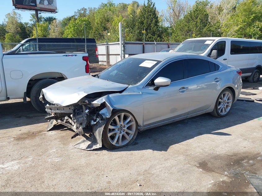 Vin: jm1gl1v53h1142736, lot: 46643102, mazda mazda6 touring 20172