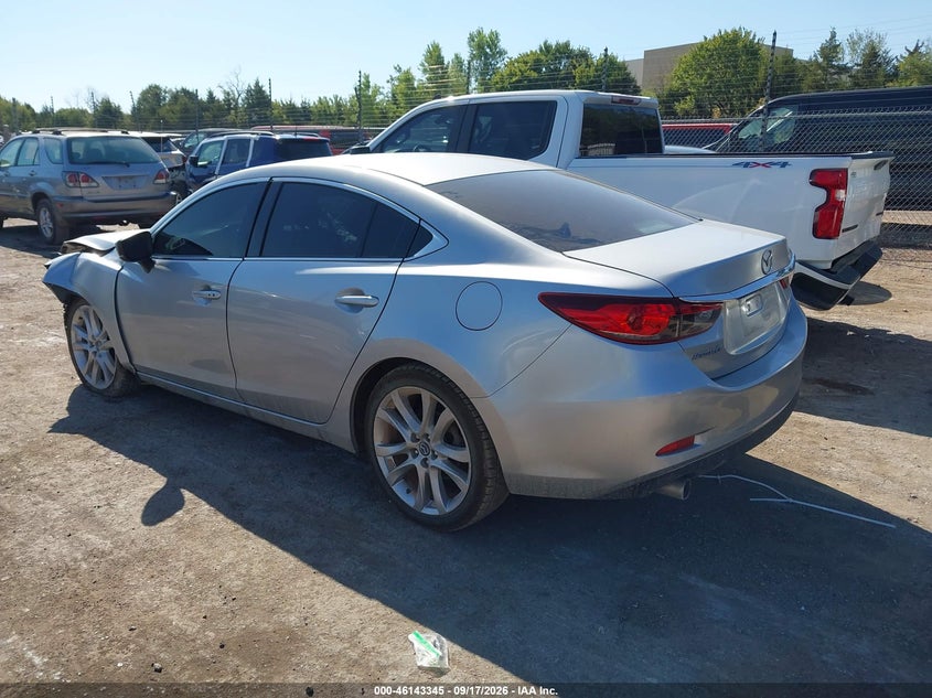 Vin: jm1gl1v53h1142736, lot: 46643102, mazda mazda6 touring 20173