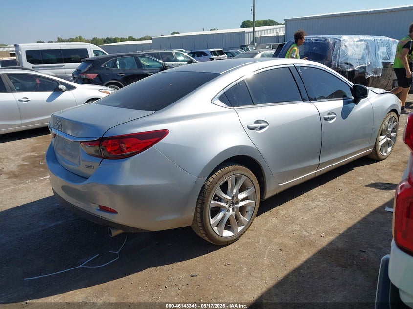Vin: jm1gl1v53h1142736, lot: 46643102, mazda mazda6 touring 20174