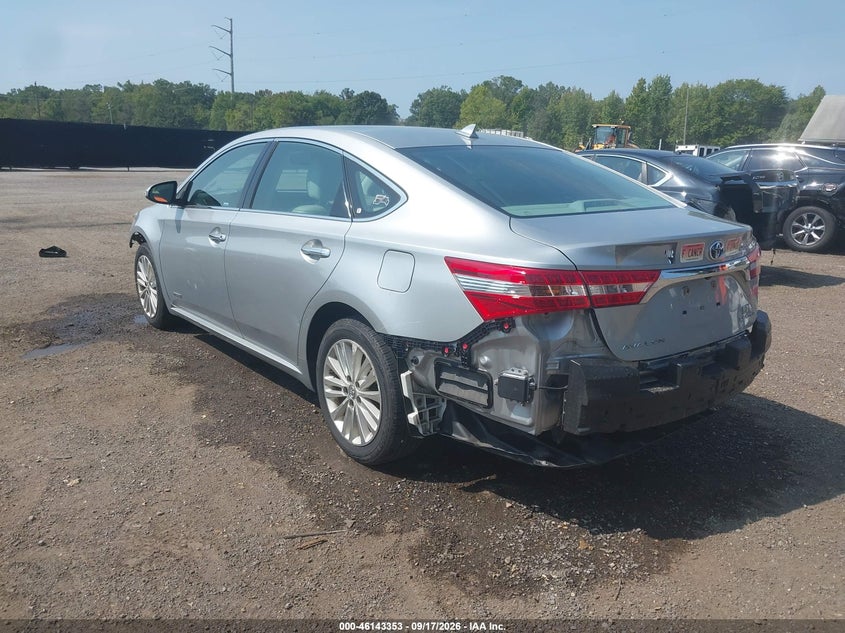 Vin: 4t1bd1eb3fu045492, lot: 46643110, toyota avalon hybrid limited 20153