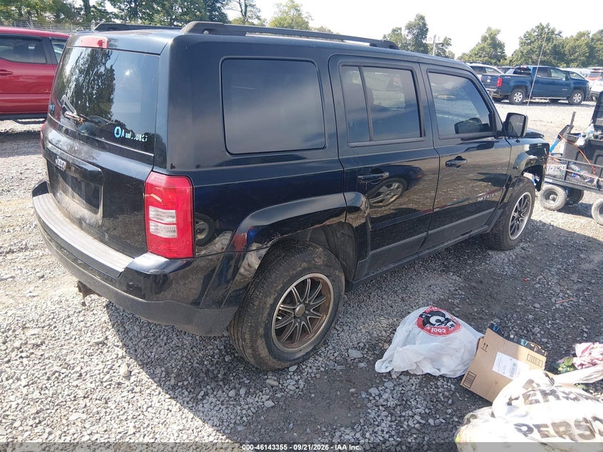 Vin: 1c4njrbb8cd506887, lot: 46643112, jeep patriot sport 20124
