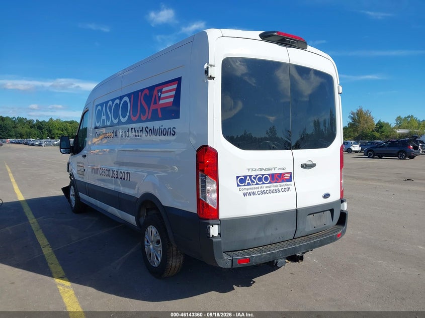 Vin: 1ftbr1c87pka42461, lot: 46643116, ford transit-250 20233