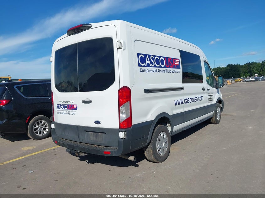 Vin: 1ftbr1c87pka42461, lot: 46643116, ford transit-250 20234