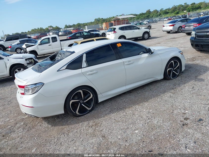 Vin: 1hgcv1f33ja006636, lot: 46643126, honda accord sport 20184