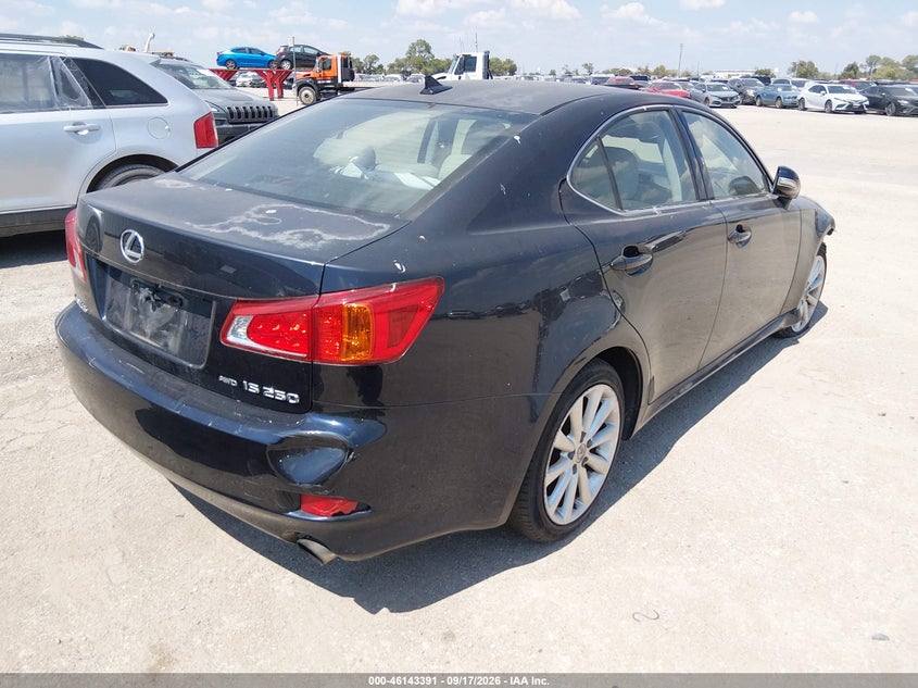 LEXUS IS 250 2009 VIN JTHCK262292029169