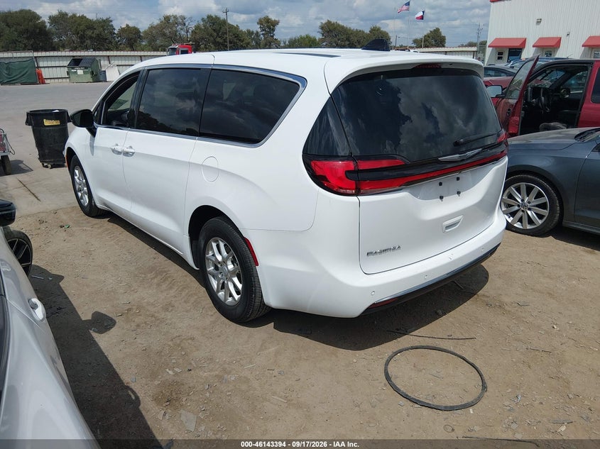Vin: 2c4rc1bg3sr594770, lot: 46643151, chrysler pacifica select 20253