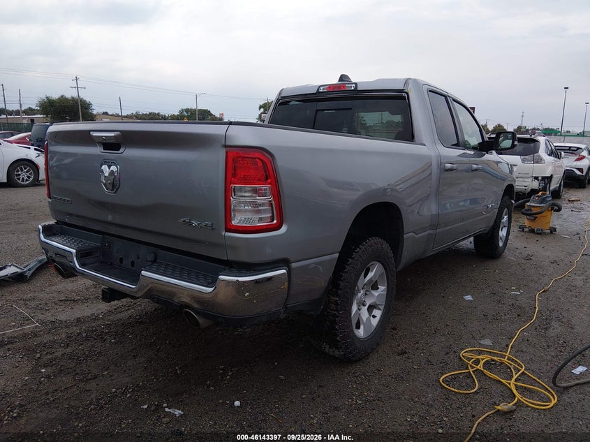 Vin: 1c6srfbt6kn772119, lot: 46643154, ram 1500 big horn/lone star  4x4 6'4 box 20194